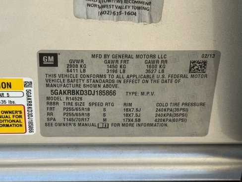 Used 2013 Buick Enclave Convenience w/ LPO, Cargo Convenience Pkg image 30
