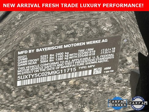 Used 2021 BMW X3 xDrive30i w/ Convenience Package (ZC2) image 30