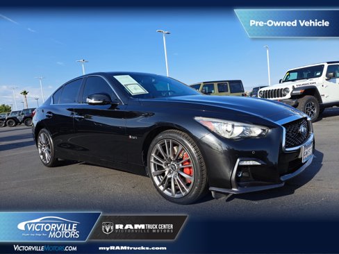 Used 2018 INFINITI Q50 Red Sport 400 w/ All Weather Package (L93) image 1