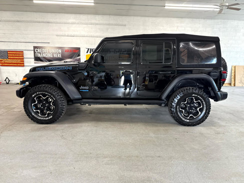 Used 2022 Jeep Wrangler Unlimited Rubicon 4xe w/ Cold Weather Group image 92