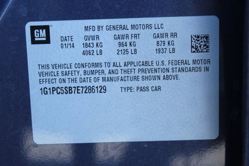 Used 2014 Chevrolet Cruze LT image 14