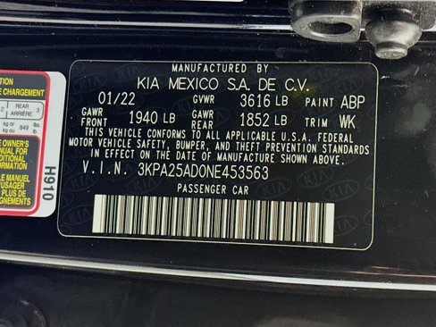 Used 2022 Kia Rio S w/ Option Group 015 image 30