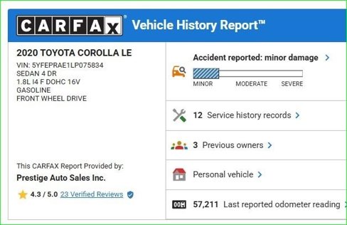 Used 2020 Toyota Corolla LE image 2