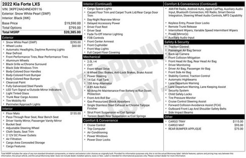 Used 2022 Kia Forte LXS image 33