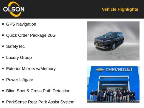Used 2015 Jeep Cherokee Limited w/ Luxury Group image 2
