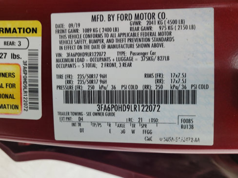 Used 2020 Ford Fusion SE image 33