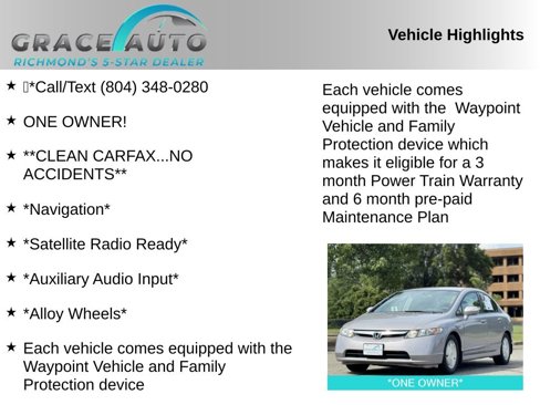 Used 2007 Honda Civic Hybrid Sedan image 2