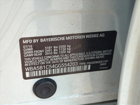 Used 2016 BMW 535i Sedan image 21
