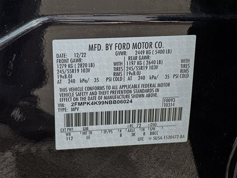 Used 2022 Ford Edge Titanium image 29