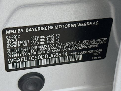 Used 2013 BMW 535i xDrive Sedan image 12