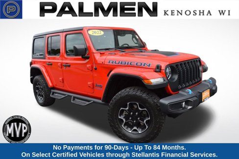 Certified 2022 Jeep Wrangler Unlimited Rubicon 4xe w/ Cold Weather Group image 1