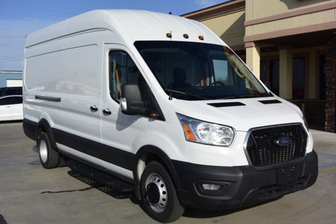 Used 2021 Ford Transit 350 148 High Roof Extended DRW w/ Load Area Protection Package image 7