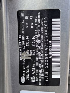Used 2014 Kia Optima LX image 30