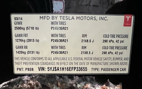Used 2014 Tesla Model S P85 image 40