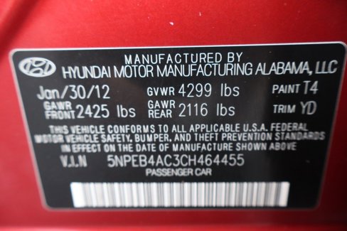 Used 2012 Hyundai Sonata GLS image 47