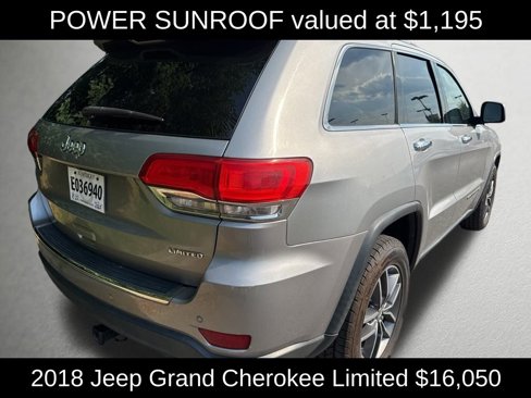 Used 2018 Jeep Grand Cherokee Limited image 3