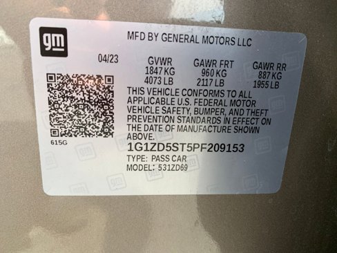 Used 2023 Chevrolet Malibu LT w/ Driver Confidence Package image 29