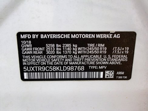Used 2019 BMW X3 xDrive30i w/ Convenience Package image 14