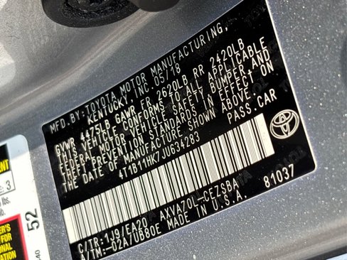 Used 2018 Toyota Camry SE image 16
