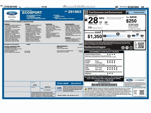 Used 2019 Ford EcoSport SE image 2