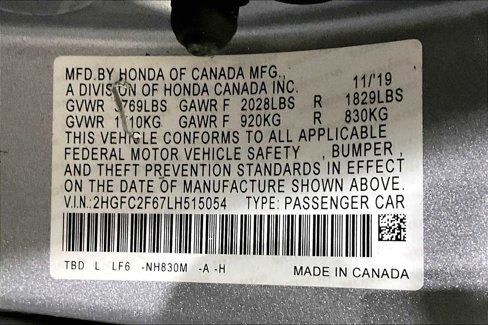 Used 2020 Honda Civic LX image 36