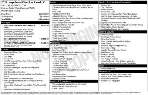 Used 2021 Jeep Grand Cherokee Laredo X image 9