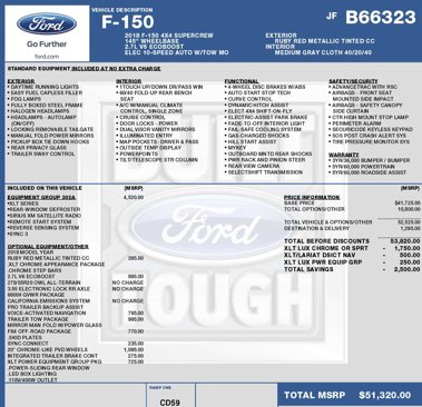 Used 2018 Ford F150 XLT w/ Equipment Group 302A Luxury image 6