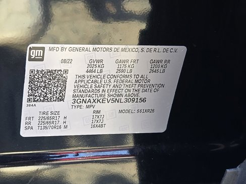 Used 2022 Chevrolet Equinox LT image 32