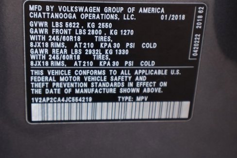 Used 2018 Volkswagen Atlas S image 27