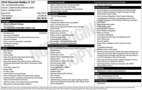 Used 2024 Chevrolet Malibu LT image 12
