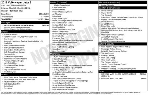 Used 2019 Volkswagen Jetta S w/ Driver Assistance Package image 4