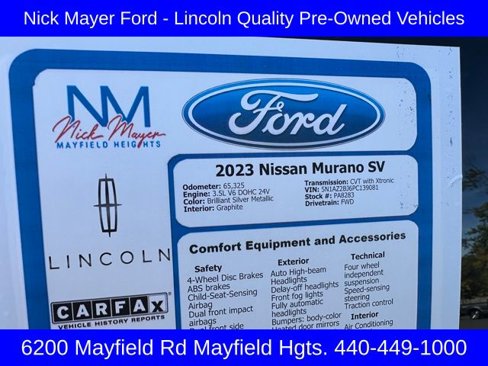 Used 2023 Nissan Murano SV image 31