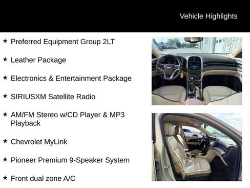 Certified 2014 Chevrolet Malibu LT image 13