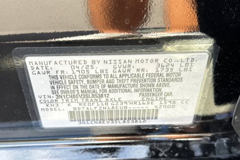 New 2025 Nissan Versa SV w/ Trunk Package image 33