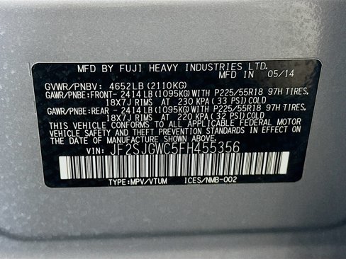 Used 2015 Subaru Forester 2.0XT Touring w/ Eyesight & Navigation System image 12