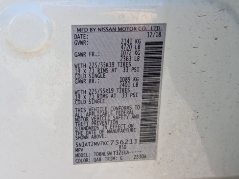 Used 2019 Nissan Rogue SL image 37