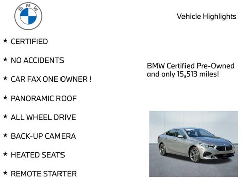 Certified 2024 BMW 228i xDrive Gran Coupe image 10