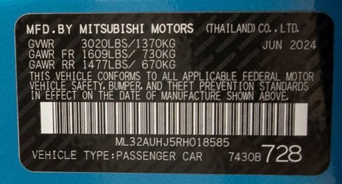 Used 2024 Mitsubishi Mirage ES image 25