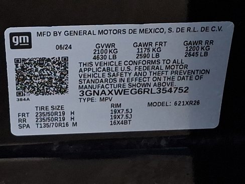Used 2024 Chevrolet Equinox RS w/ RS Leather Package image 27