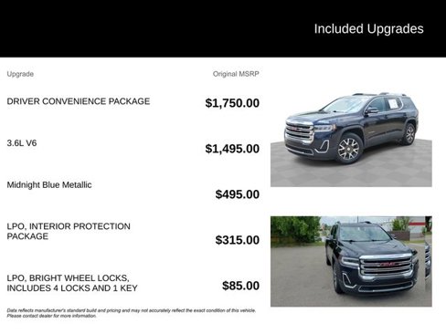 Certified 2021 GMC Acadia SLE w/ Driver Convenience Package image 7