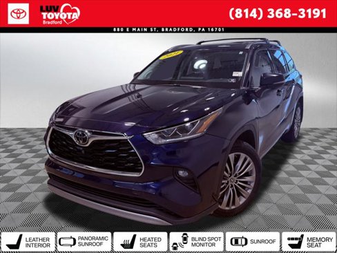 Certified 2021 Toyota Highlander Platinum image 1