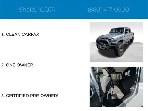 Certified 2020 Jeep Gladiator Sport w/ Quick Order Package 24S image 4
