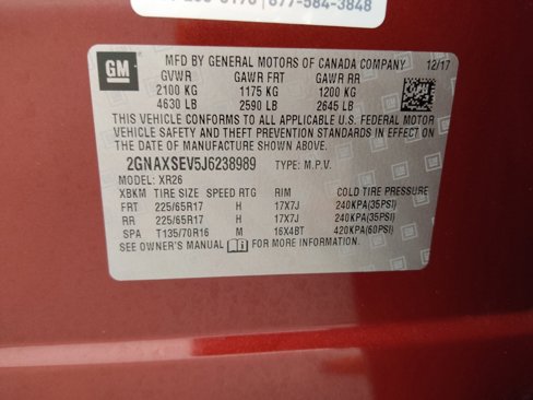 Used 2018 Chevrolet Equinox LT w/ Sun & Infotainment Package image 33