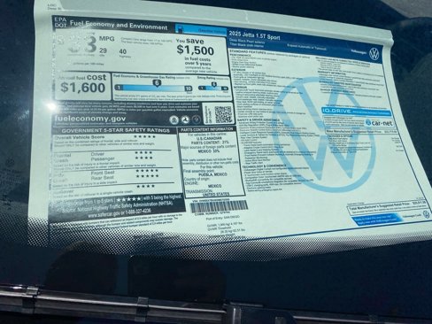 New 2025 Volkswagen Jetta Sport image 30