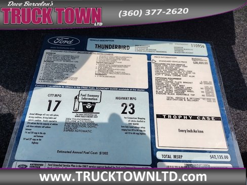 Used 2004 Ford Thunderbird image 15