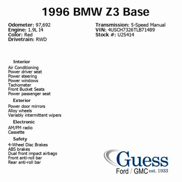 Used 1996 BMW Z3 1.9 image 39