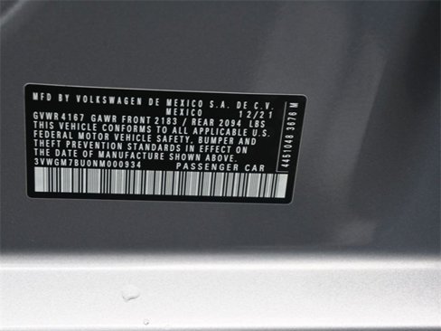 Certified 2022 Volkswagen Jetta SEL image 33