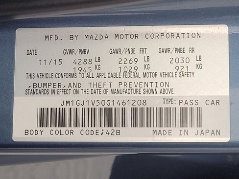 Used 2016 MAZDA MAZDA6 Touring image 33
