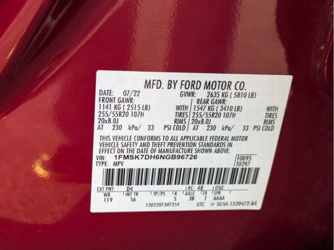 Certified 2022 Ford Explorer XLT w/ Equipment Group 202A image 35