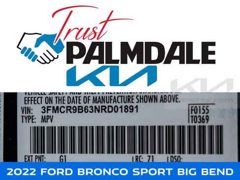 Used 2022 Ford Bronco Sport Big Bend image 30